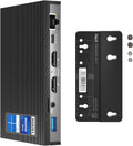 Fanless Mini PC Window11 Pro Celeron J4125 8GB/128GB Small Desktop Computer Dual HDMI 4K Output C819082