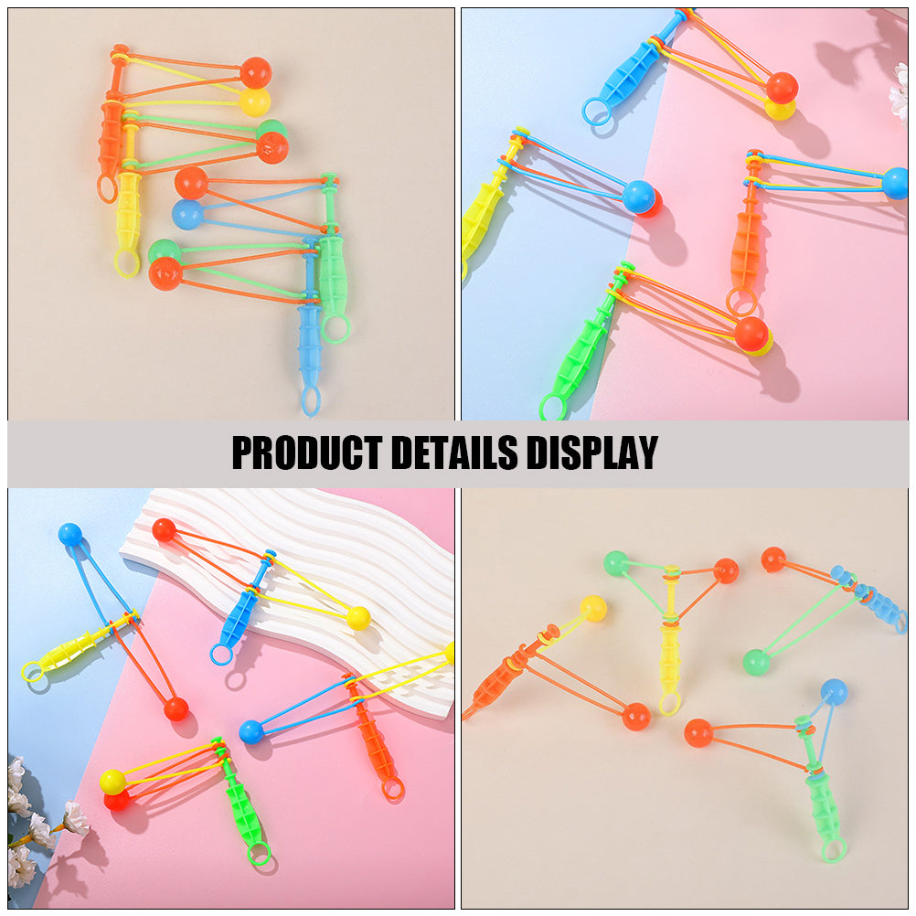 30 Pcs Plastic Hand Cranked Bumper Ball Toy R980261