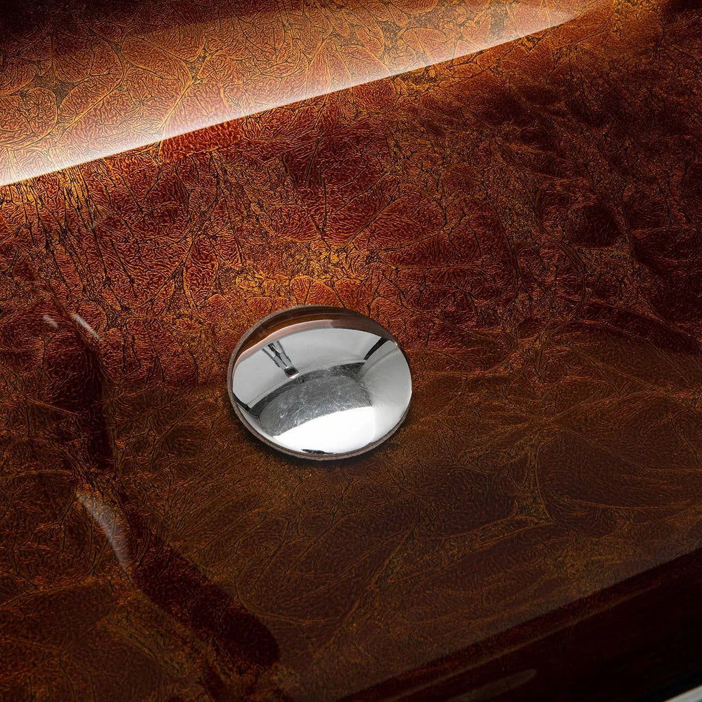Tan Rectangular Vessel Bathroom Sink Y134