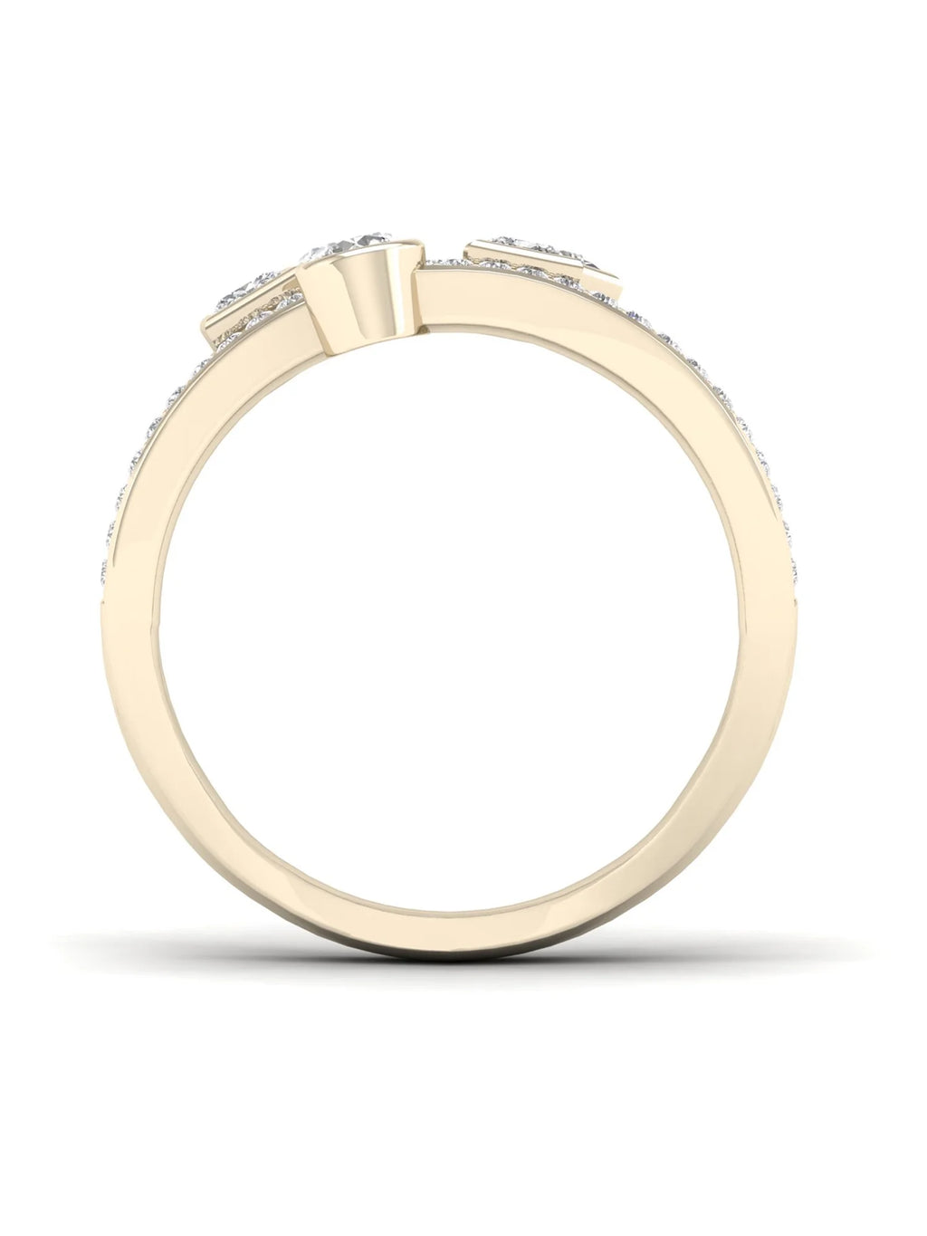 10k Yellow Gold Diamond Ring Q5964
