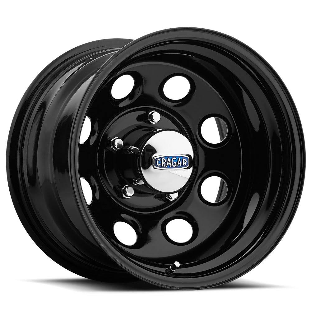 Soft 8 Steel Black 17 in. x 9 in. Wheel L7573