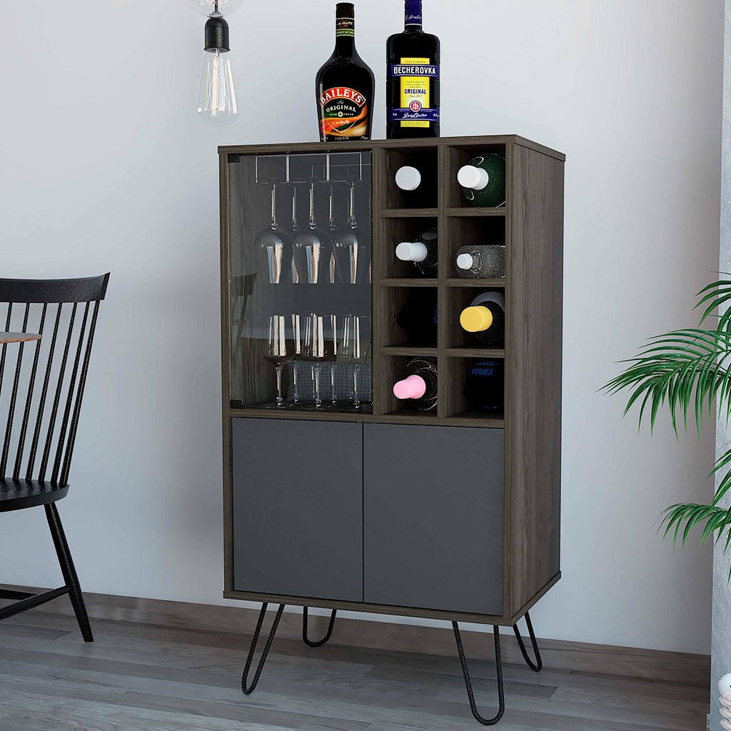 Brown Bar Cabinet N713335