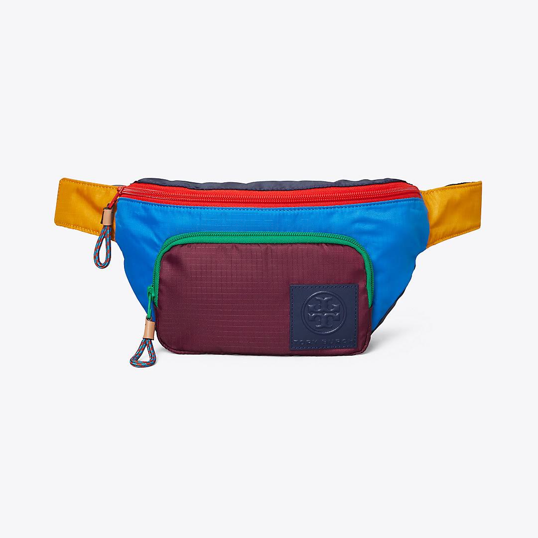 Ripstop Nylon Color-Block Belt Bag E75354