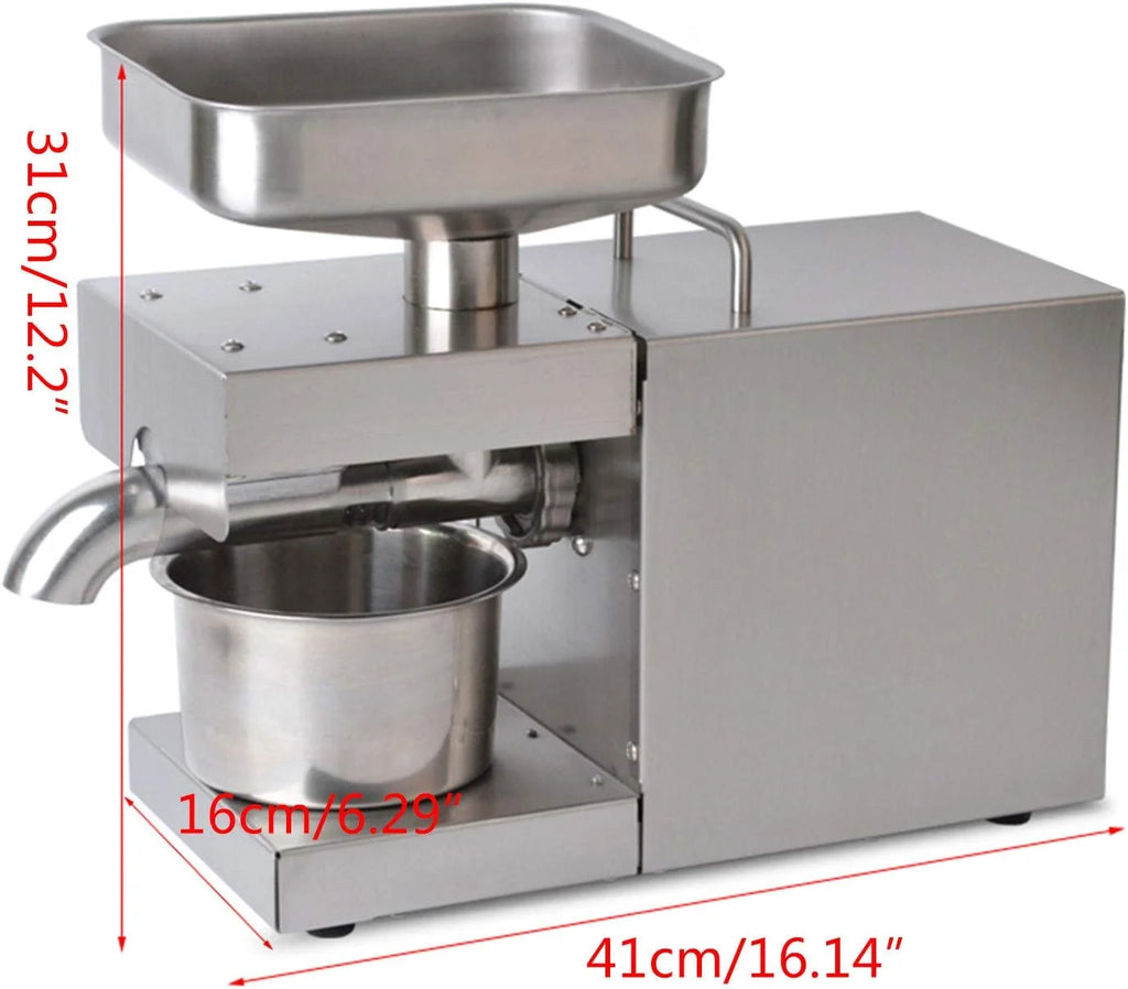 600W Electric Stainless Steel Oil Press Machine Y689963