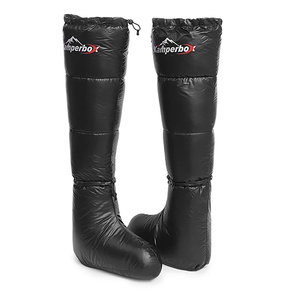 Winter Down Booties Socks with Adjustable Drawstring H582