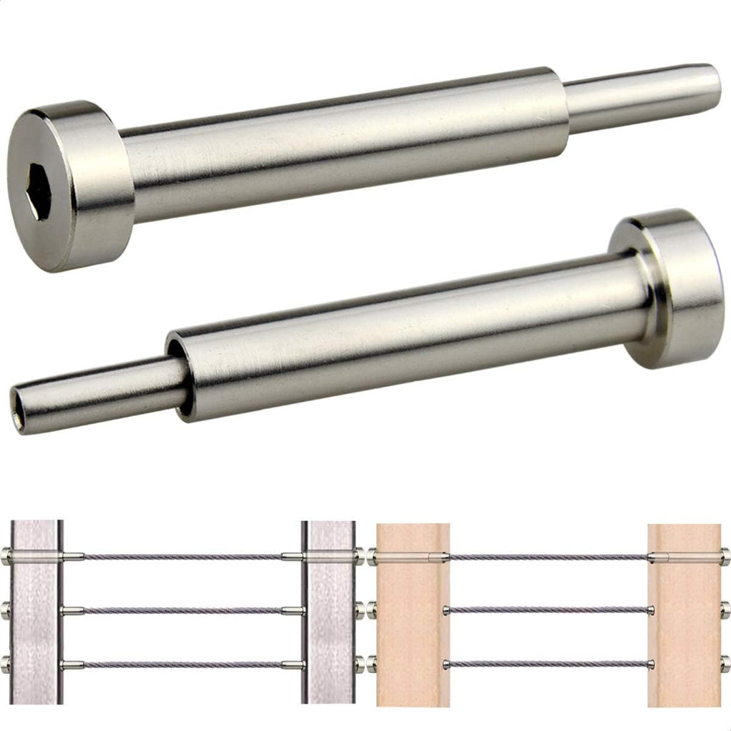 20 Pcs 1/8 Invisible Turnbuckle Kit, T316 Stainless Steel Cable Railing Hardware Kit P7599