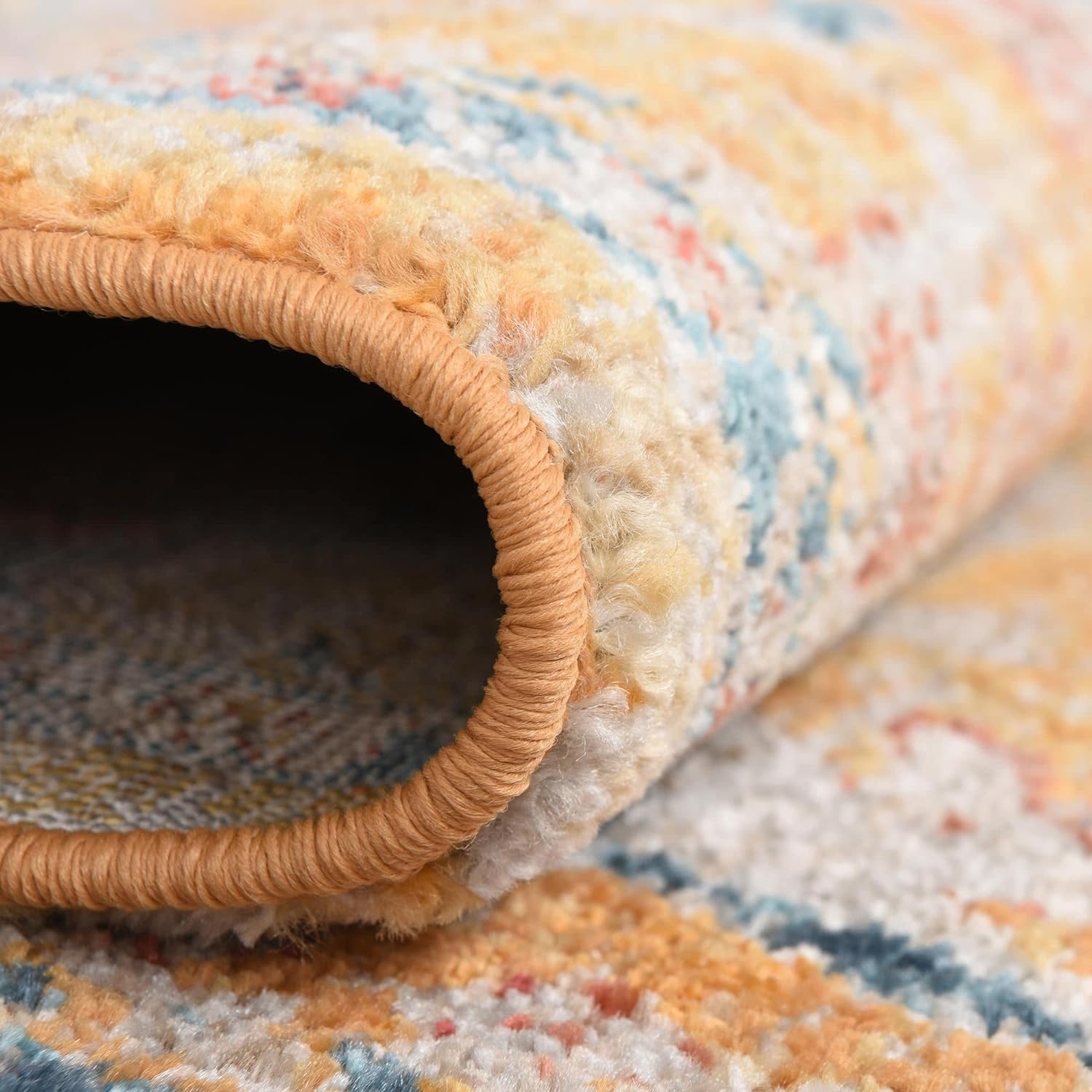 Yellow Octagon Rug A703987