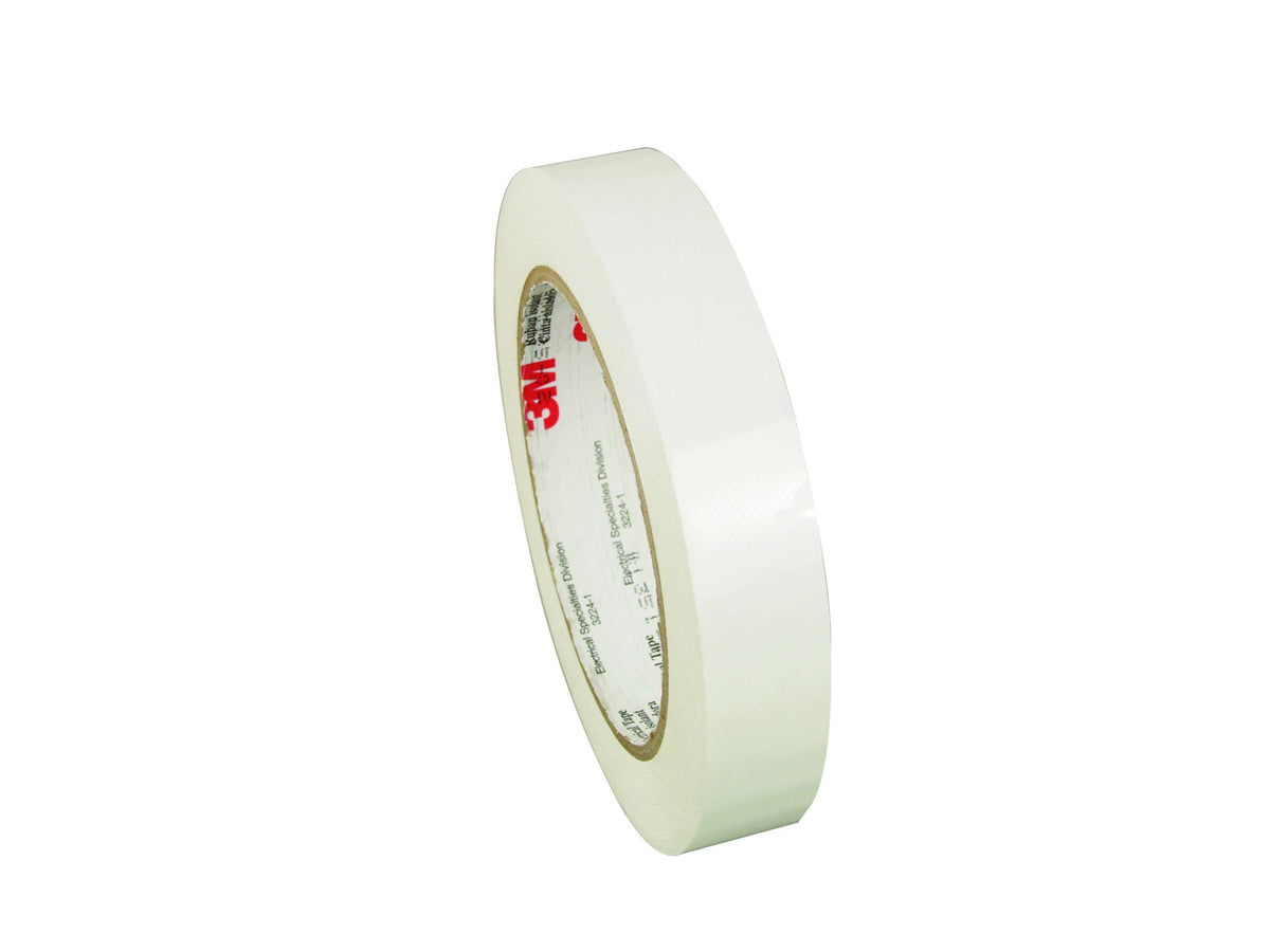 White 24 in x 72 yd Polyester Film Electrical Tape R19698