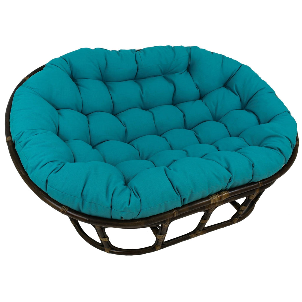 Mocha Double Papasan Loveseat Y17029