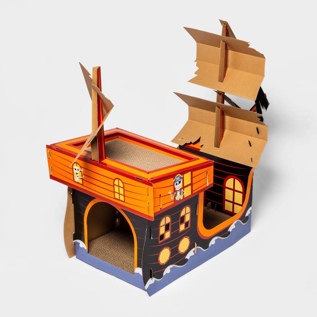 Pirate Ship Cat Scratcher Toy O3598