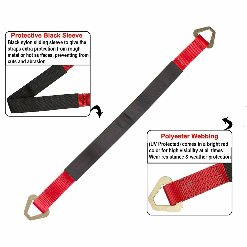 4 Pack 36" Heavy Duty Trailer Axle Straps C373