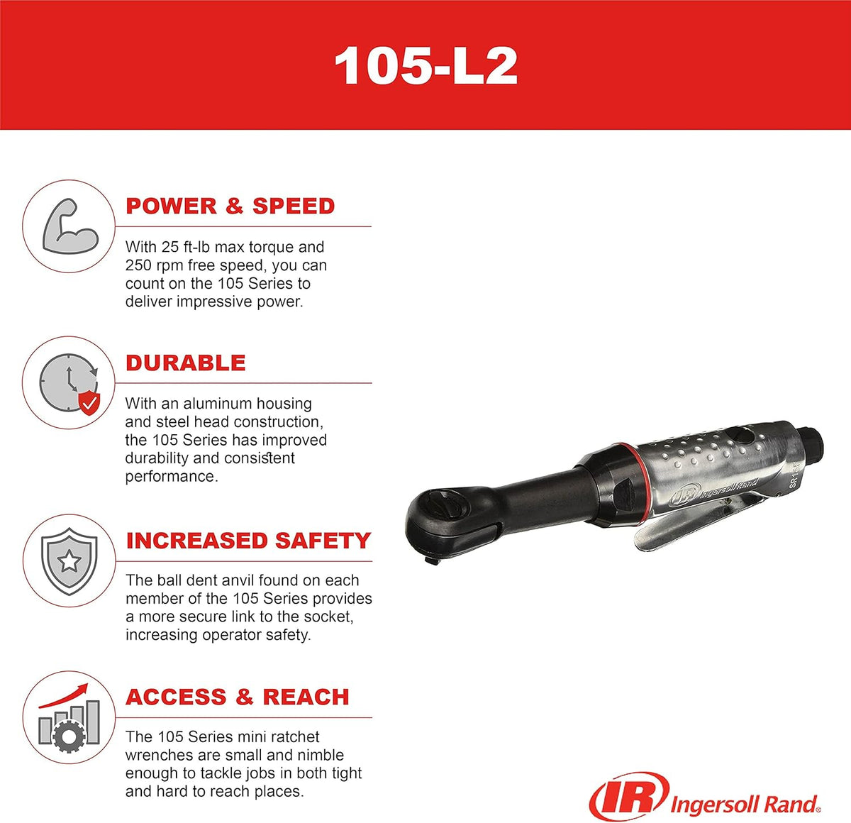 1/4-Inch Air Ratchet X360