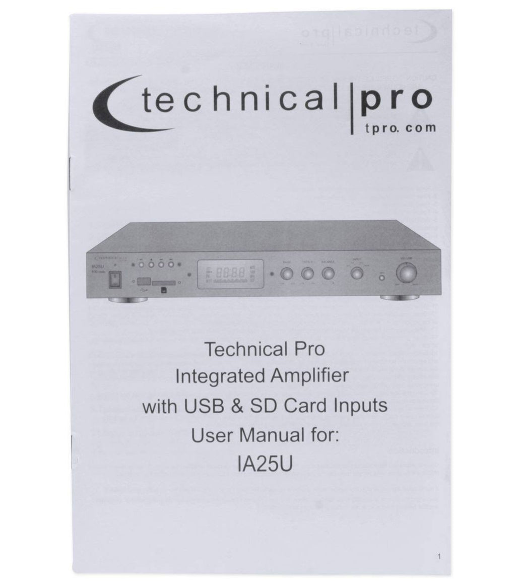 600 Watt Power Amplifier with USB and SD Card Inputs C228764