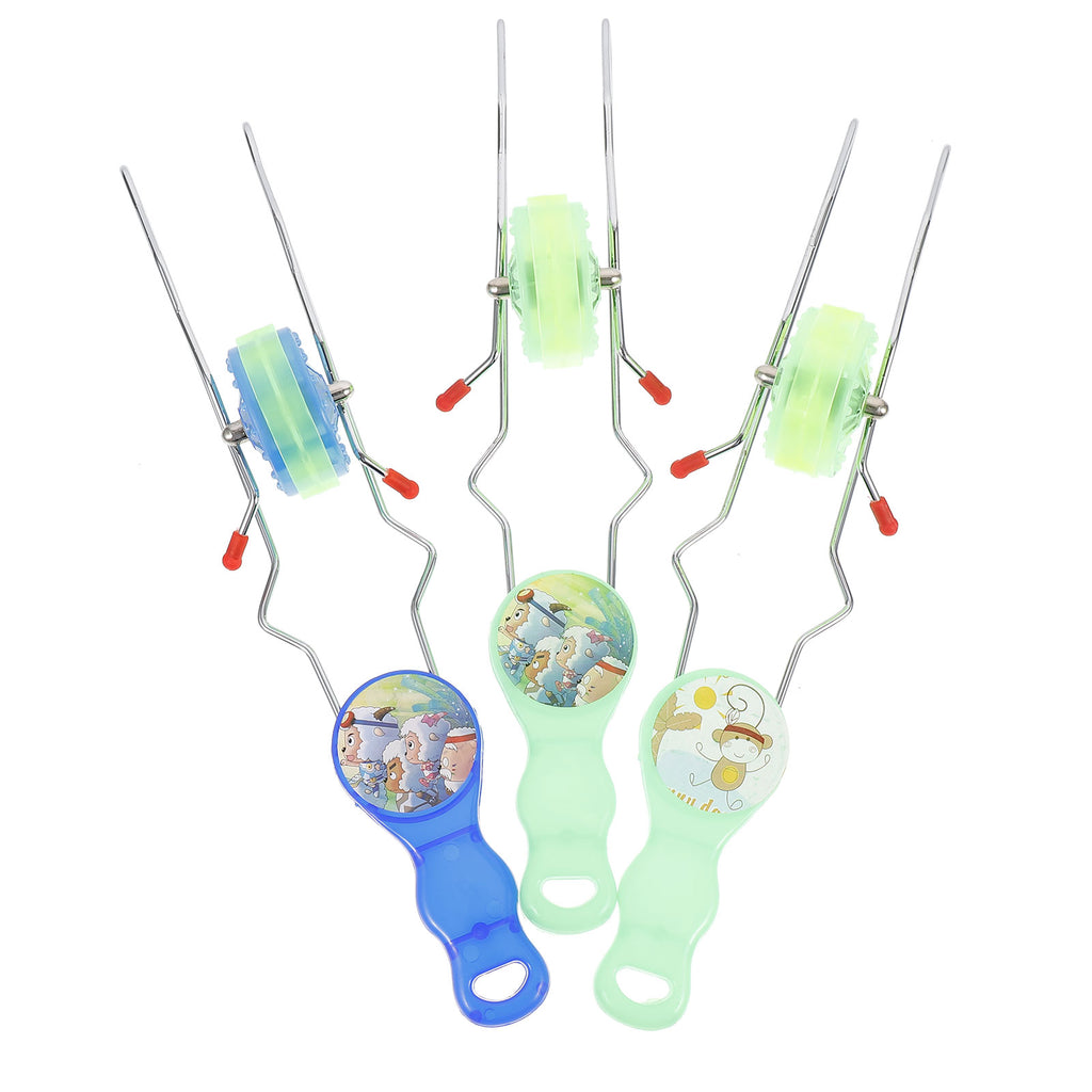 3pcs Luminous Flash Yo-Yo Toy Yoyo Balls W45975
