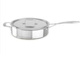 Stainless Steel 5.0-Quart Low Saute Pan with Lid R214