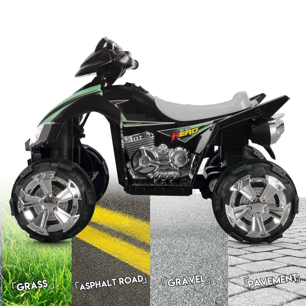 Light Green 12V Battery Powered Electric Ride on ATV Car T2474