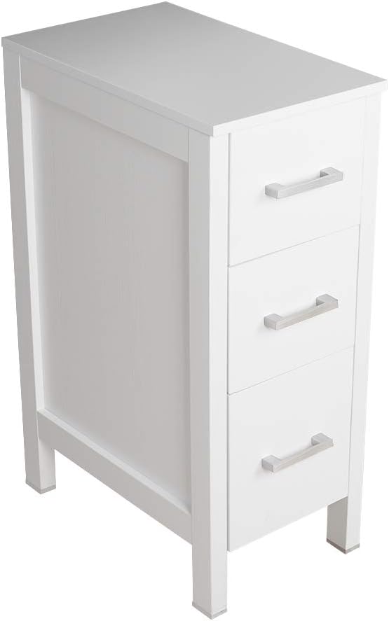 3 Drawers MDF Wood Vertical Dresser Storage Tower Z55340