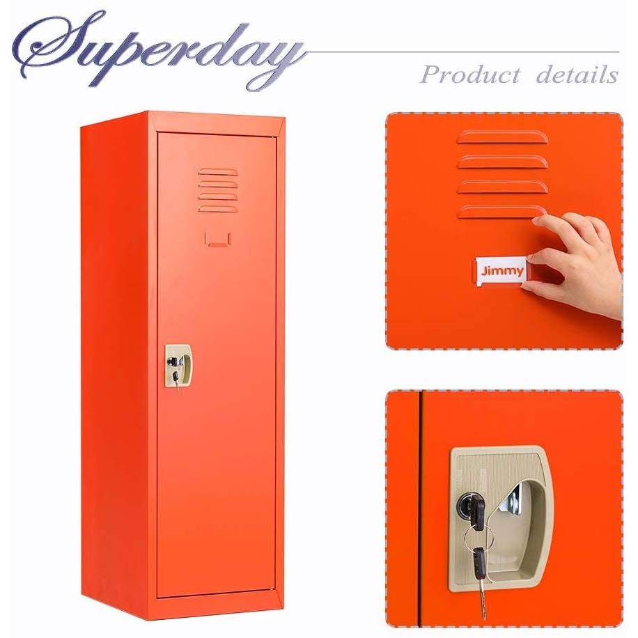 Orange Metal Locker B765255