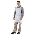 White Poly Apron T5549