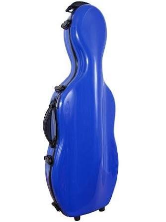 Blue Adjustable Viola Case with Wheels Z486657
