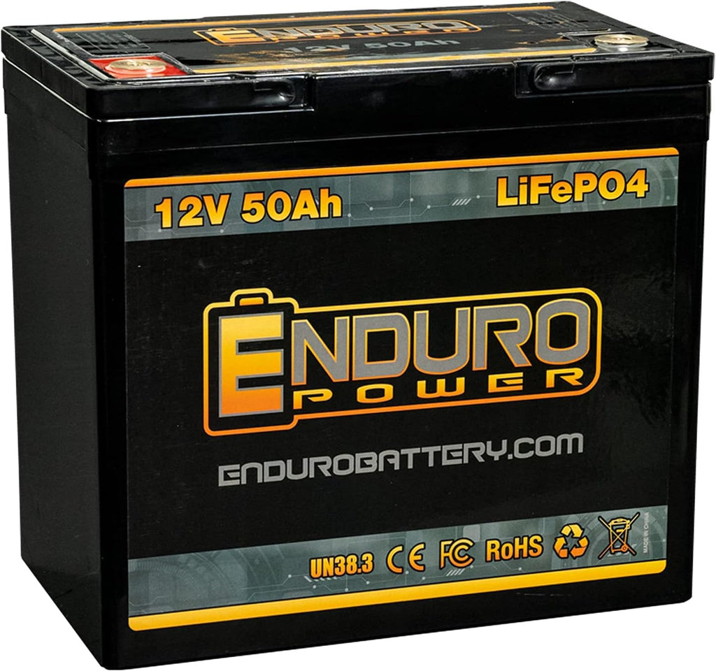 12V 50Ah LiFePO4 Lithium Deep Cycle Battery W82373