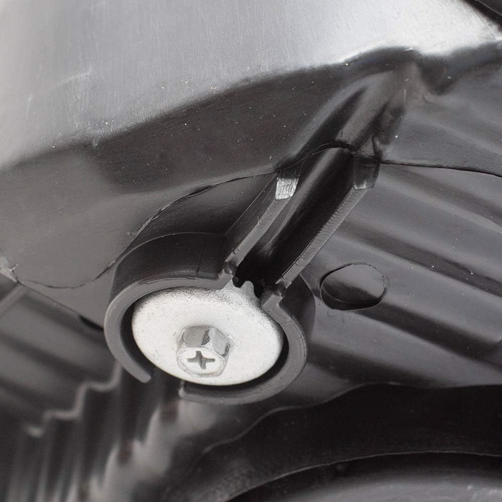 Replacement Driver and Passenger Headlights with Grey Bezels H714055