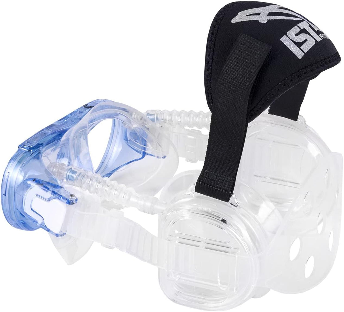 Kids Dive Mask With Ear Covers, Tempered Glass Lens M825029