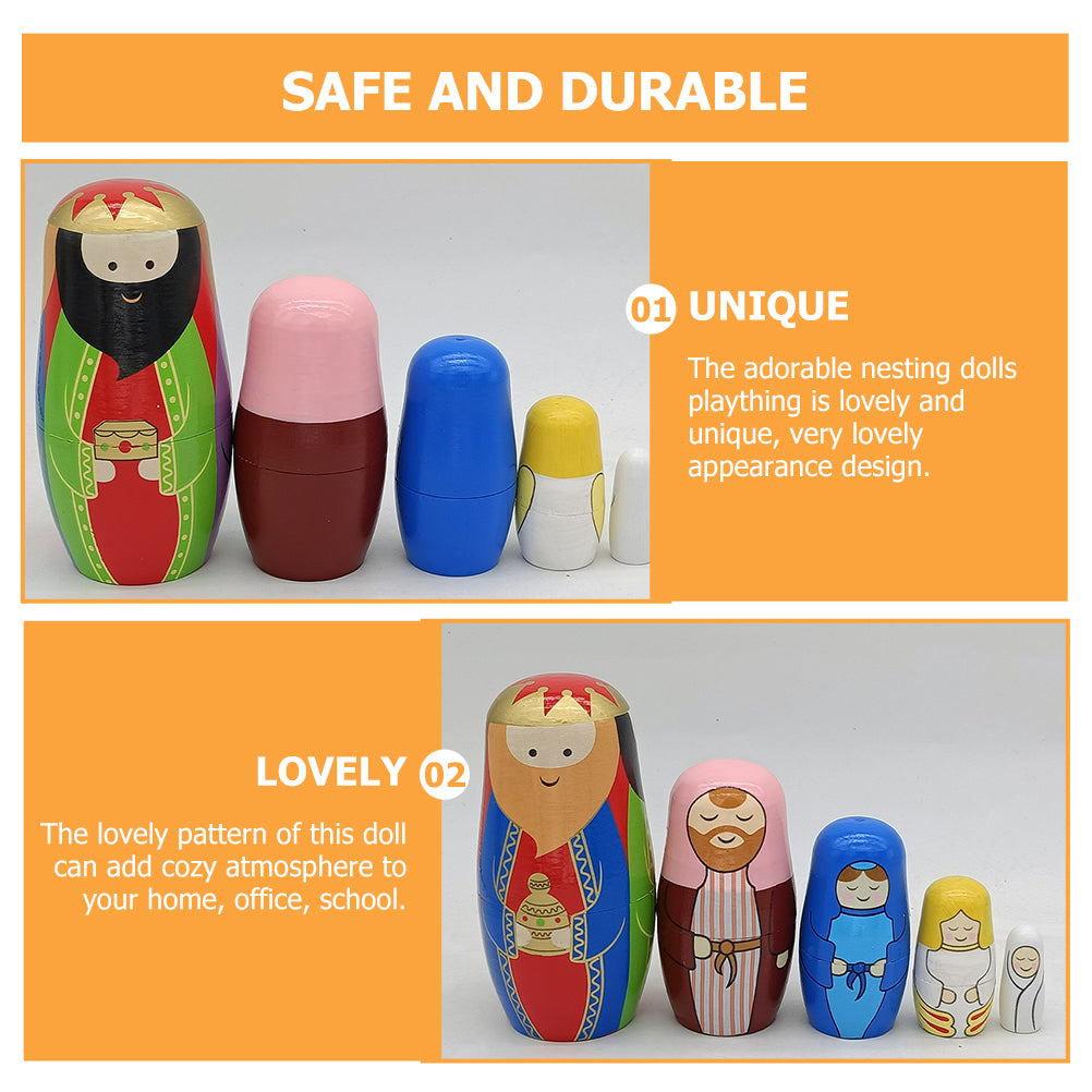 Painted Stacking Dolls S291