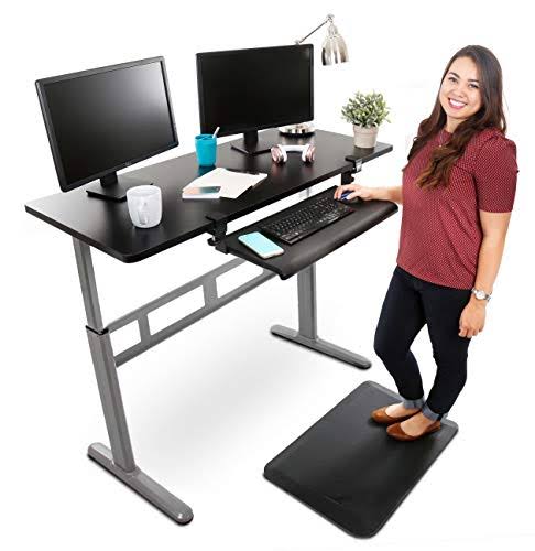 55 inch Standing Desk with Clamp on Keyboard Tray H6791