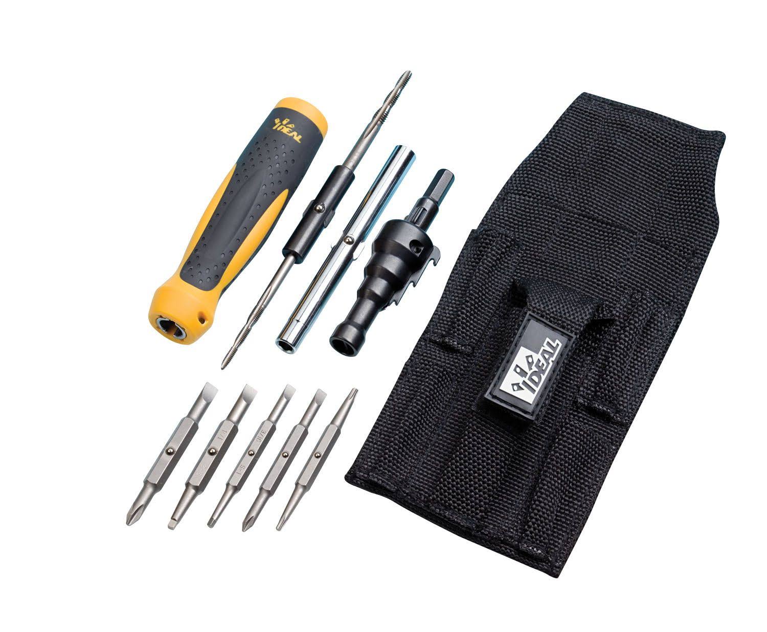 Twist-a-Nut Combo Pack Screwdriver with Bit Set in Carrying Pouch P951