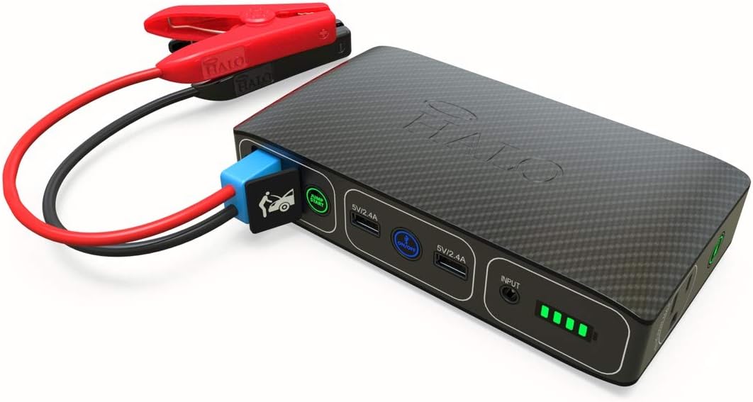 Grey Portable Phone Laptop Charger Car Jump Starter with AC Outlet Pack of 2 F992677