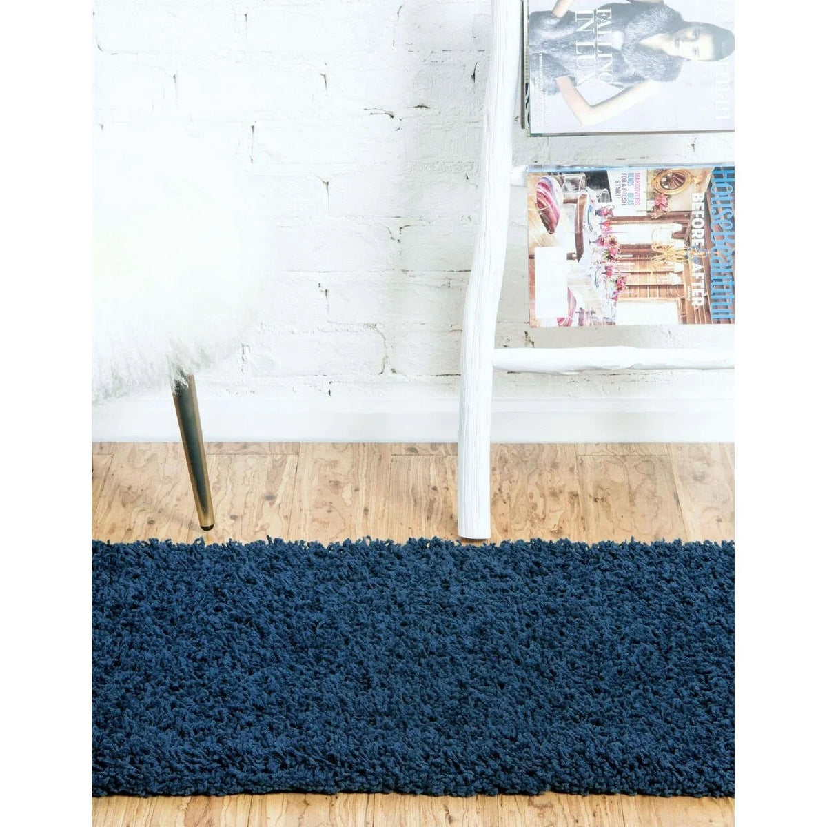 Navy Blue Area Rug F832640