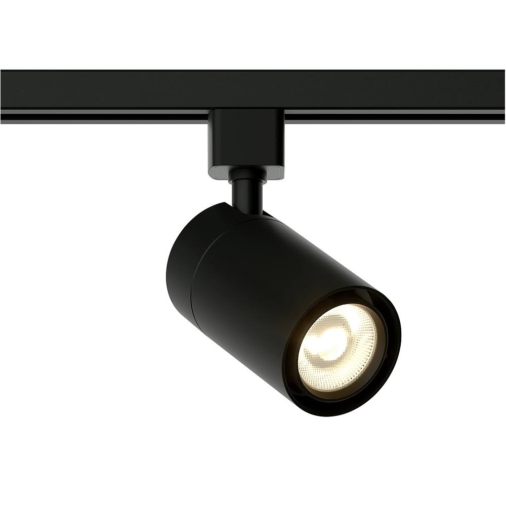 Black Round Cylinder LED Track Head A68264