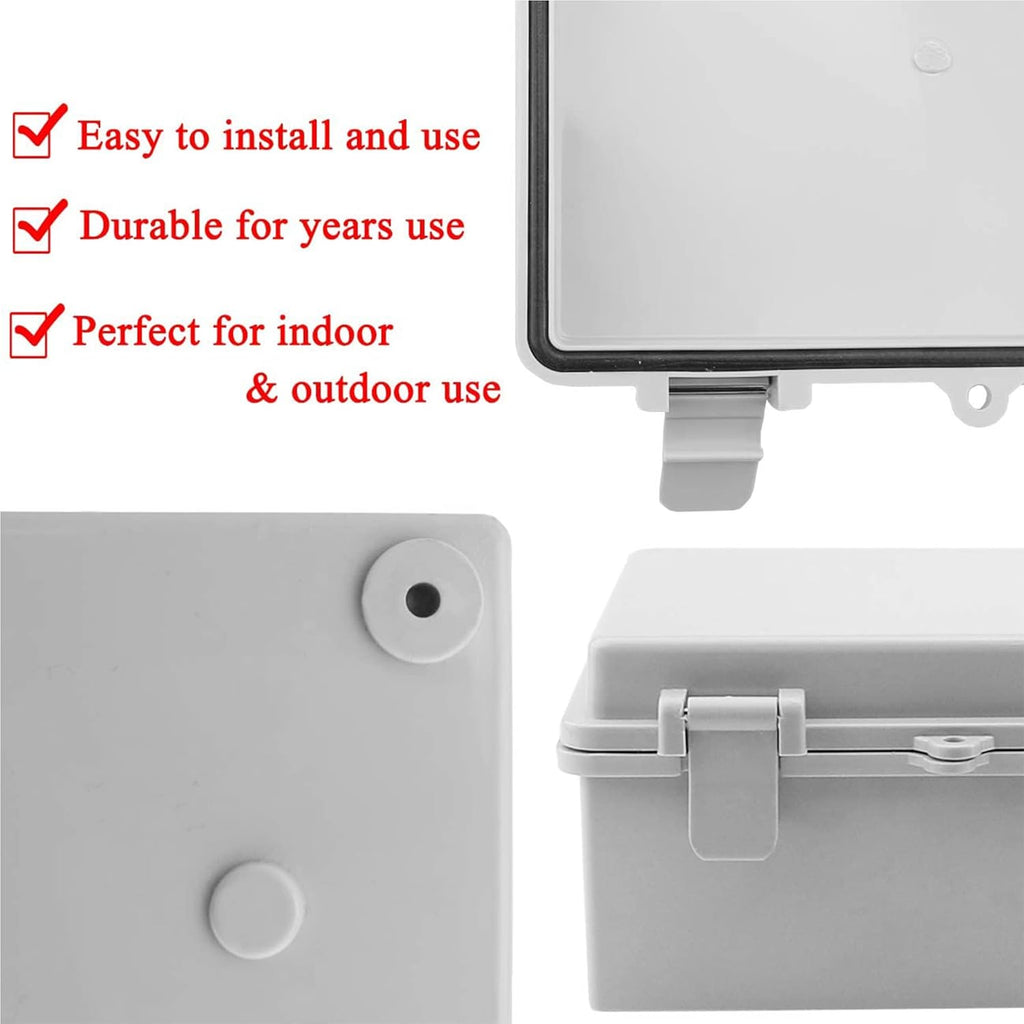 ABS Plastic IP65 Junction Box with Lock (15.7"x11.8"x7") T32741