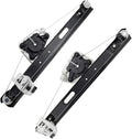 Electric Power Window Regulator Without Motor Rear Left and Right 2-PC Set Pack of 2 N51208