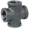 Black Malleable Cross Fitting Y6980