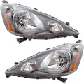 Replacement Driver and Passenger Headlights with Grey Bezels H714055