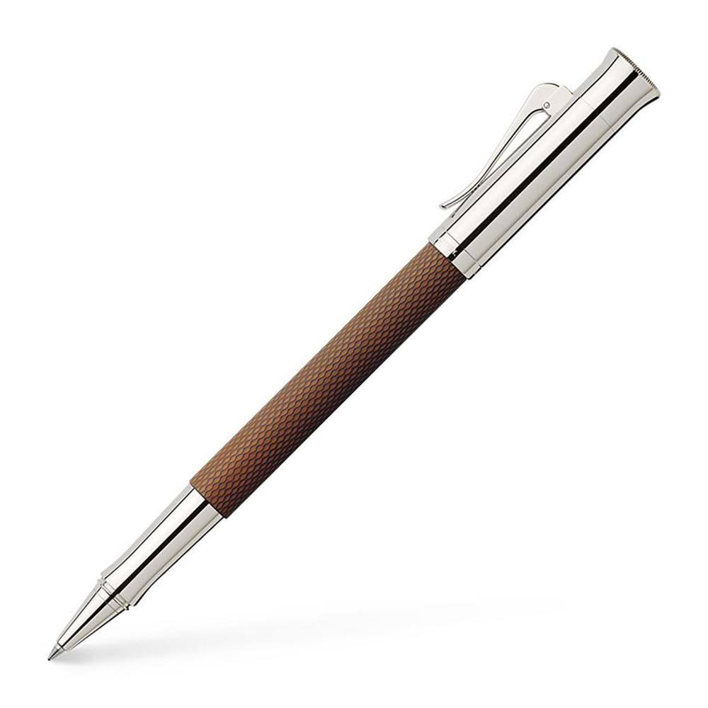 Cognac Guilloche Rollerball Pen S25580