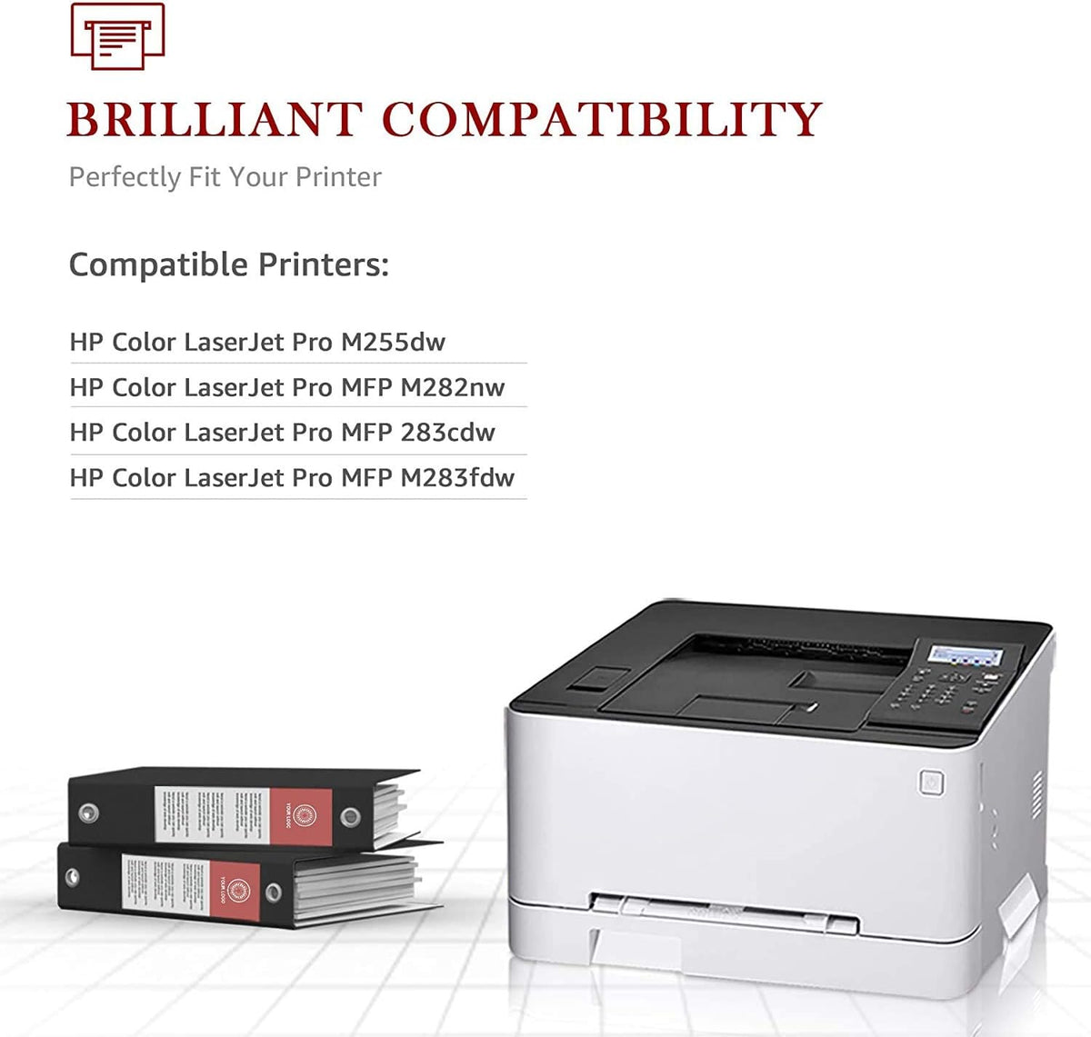Compatible Toner Cartridge 4-Pack for HP 206A 206X W2110A W2110X M72517