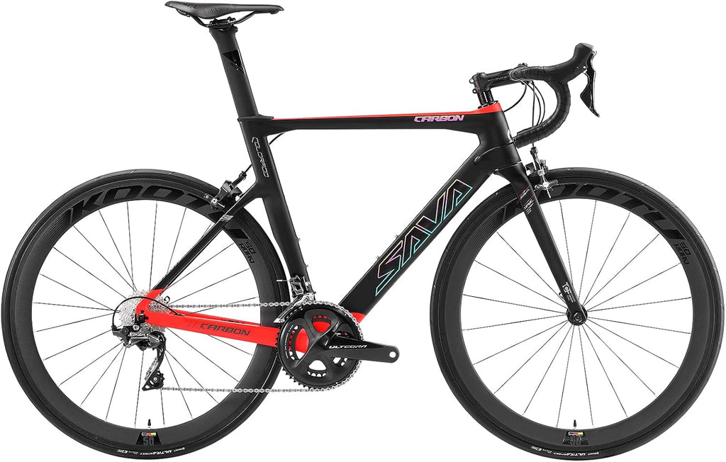 Carbon Fiber Road Bike 700C Racing Bicycle with Shimano Ultegra 22 Speed Group Set Y976001