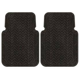 Charcoal Waterhog Car Mats with Chevron Pattern, Front Set of 2 K92775