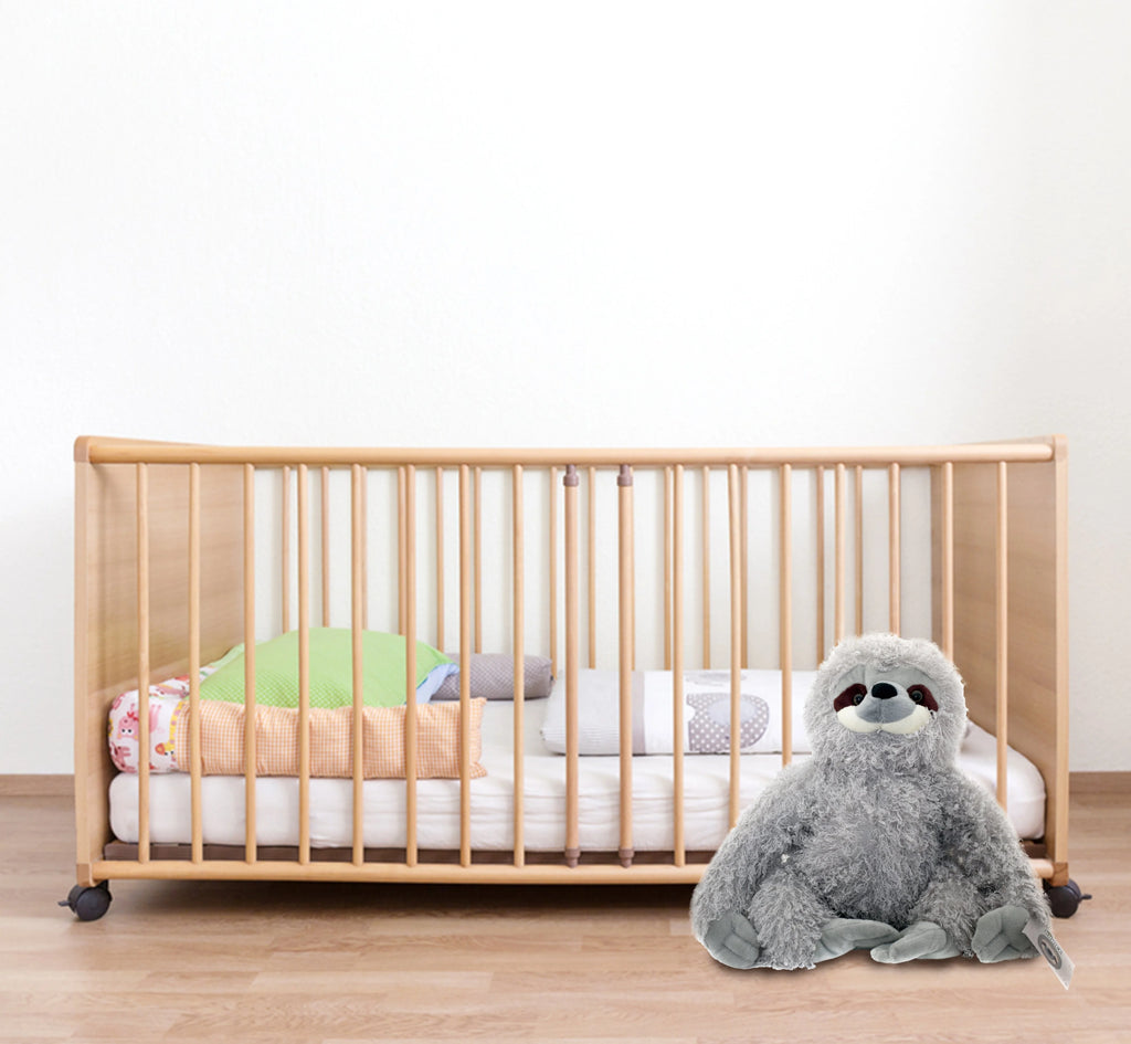 Grey Three Toed Sloth Stuffed Animal Plush Toy, 13 inches B9909