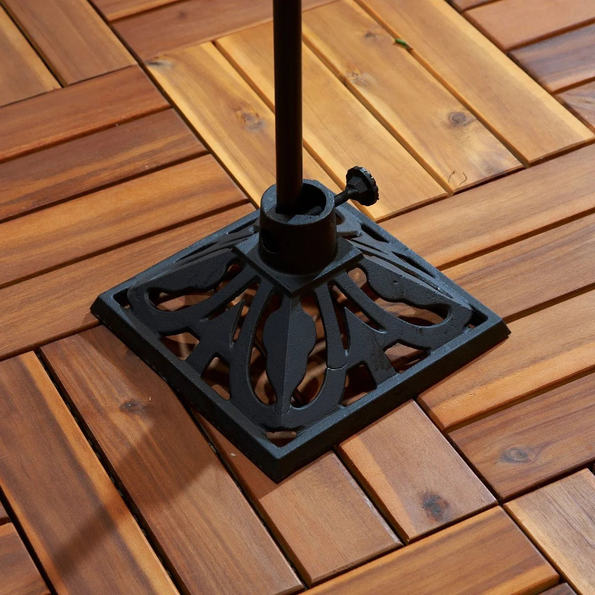 9 inch Cast Iron Black Torch Stand W45474