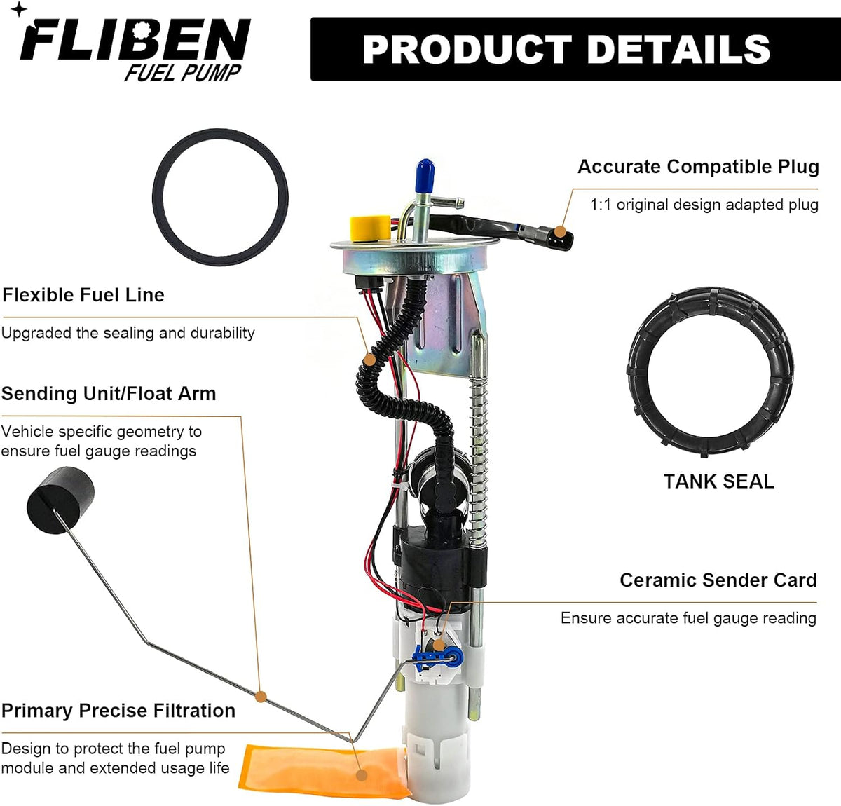 Fuel Pump Assembly Pack of 2 I776306