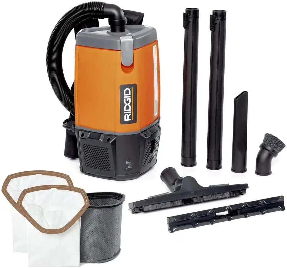 6 Qt. Backpack Vacuum Cleaner with Filters Z1150