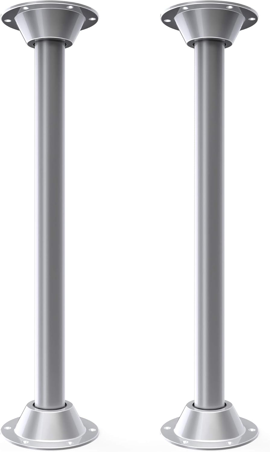 Black Surface Mount Table Leg System Two Pack Y159