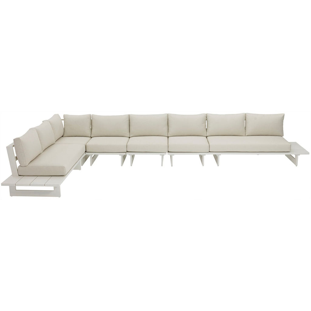 Cream Water Resisting Outdoor Modular Sectional W682
