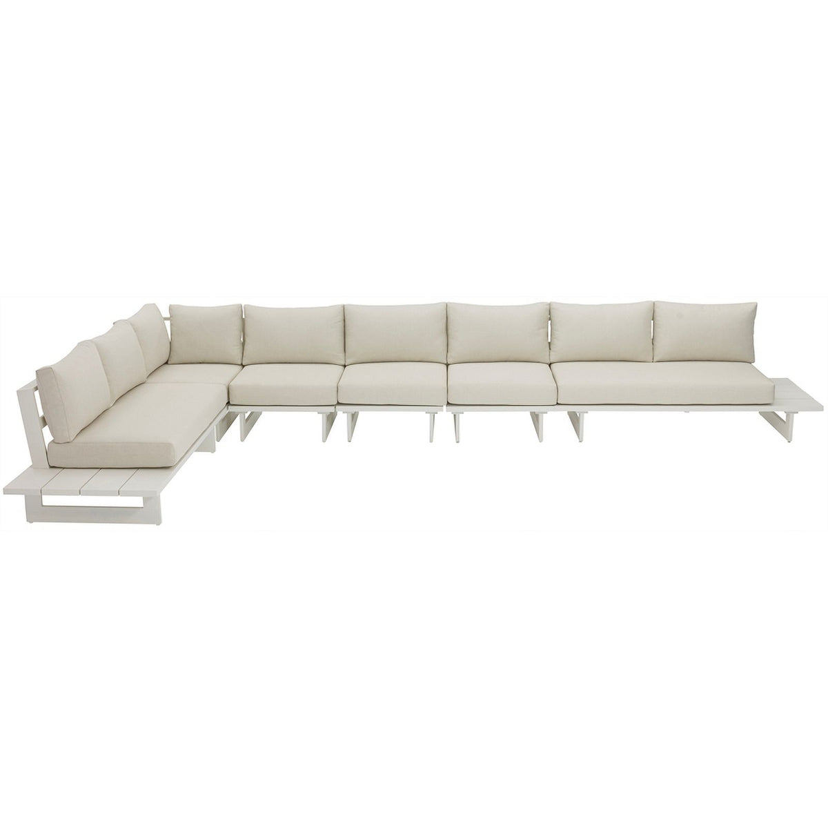 Cream Water Resisting Outdoor Modular Sectional W682