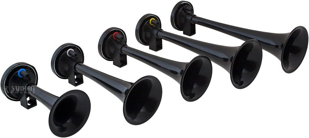 Black 12V Air Horn with Compressor Z700