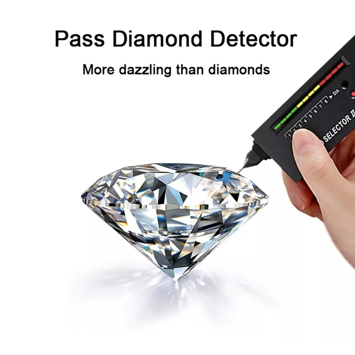 5ct Round Cut Moissanite Engagement Ring with Certificate N57823
